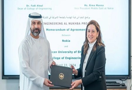 AUS Teams up with Nokia for Engineering Education via Al Nukhba